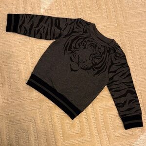 Bardot Black Tiger Print Kids Sweatshirt